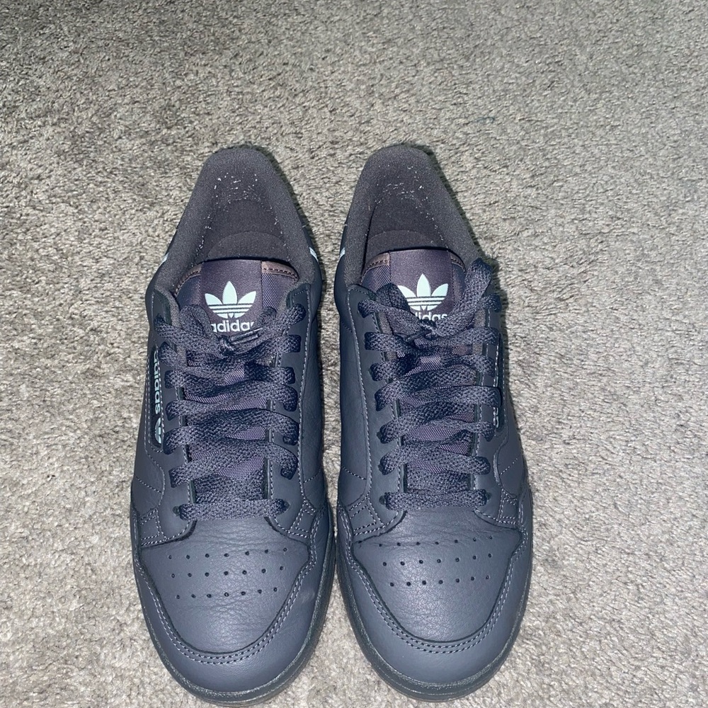Men Grey and Ice Mint Blue Continental Adidas